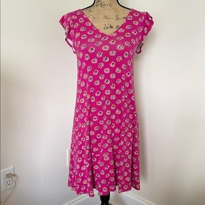 - LOFT Pink Flutter Sleeve Sundress, size XS